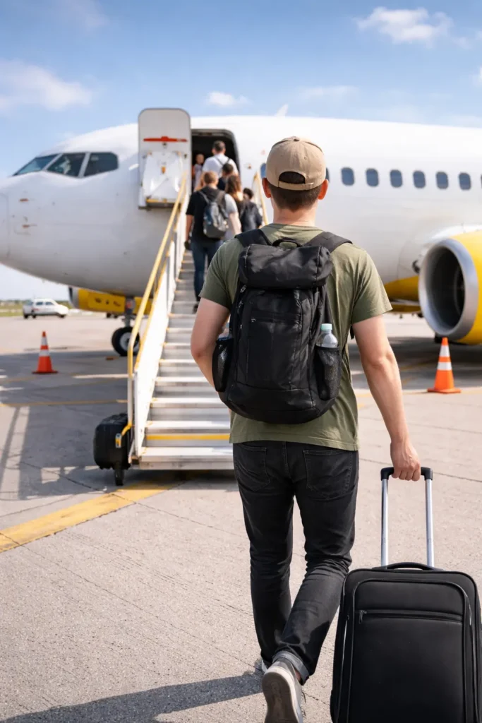 budget airline travel for cheap long distance trips in USA